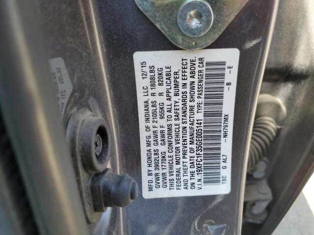 2016 HONDA CIVIC EX - 19XFC1F35GE005141