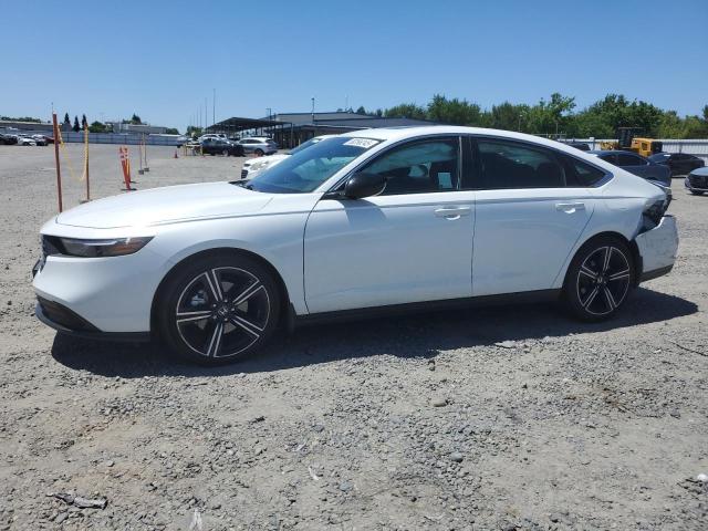 HONDA ACCORD HYB 2023 white  hybrid engine 1HGCY2F59PA038868 photo #1
