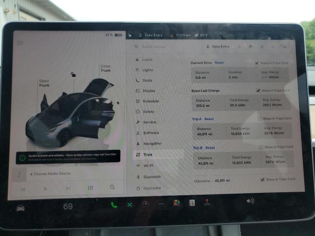 2022 TESLA MODEL Y 7SAYGDEE2NA021404