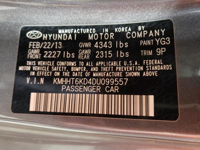 KMHHT6KD4DU099557 2013 HYUNDAI GENESIS