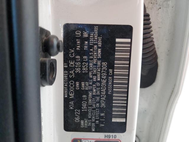 2022 KIA RIO LX - 3KPA24AD3NE497308