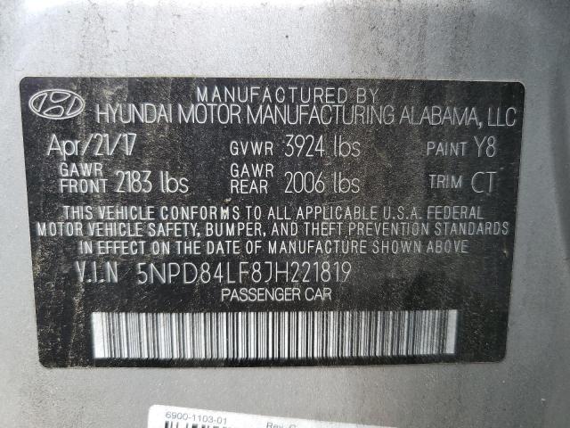 2018 HYUNDAI ELANTRA SE - 5NPD84LF8JH221819