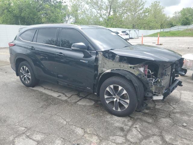 Vin: 5tdhbrch7ms067216, lot: 55060955, toyota highlander hybrid xle 20214