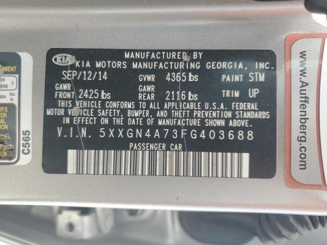 2015 KIA OPTIMA EX - 5XXGN4A73FG403688