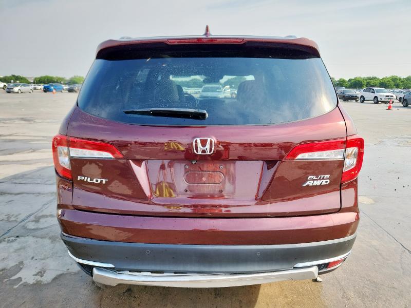 2022 HONDA PILOT ELIT 5FNYF6H04NB010791