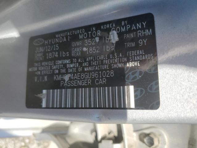 2016 HYUNDAI ACCENT SE - KMHCT4AE8GU961028