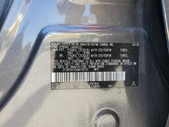 2016 TOYOTA RAV4 LIMIT - 2T3DFREV5GW419315