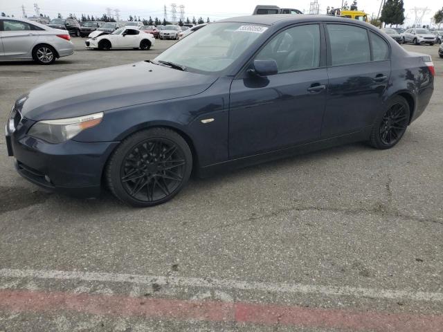 BMW 550 I 2006 blue sedan 4d gas WBANB53526CP01289 photo #1