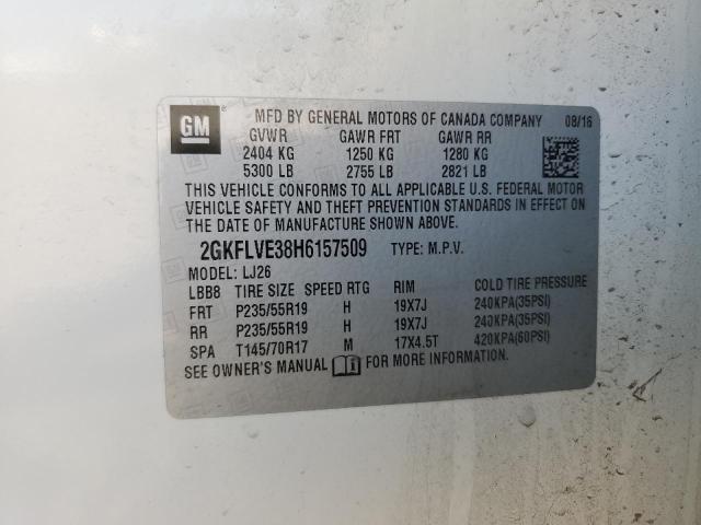 2017 GMC TERRAIN DE - 2GKFLVE38H6157509