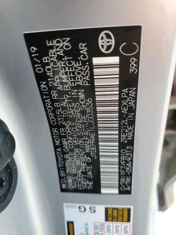 2020 TOYOTA COROLLA LE - JTDEPRAE1LJ003536
