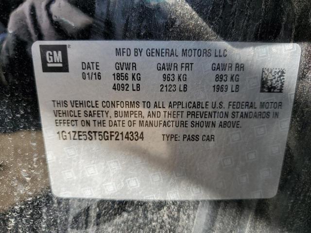 2016 CHEVROLET MALIBU LT - 1G1ZE5ST5GF214334