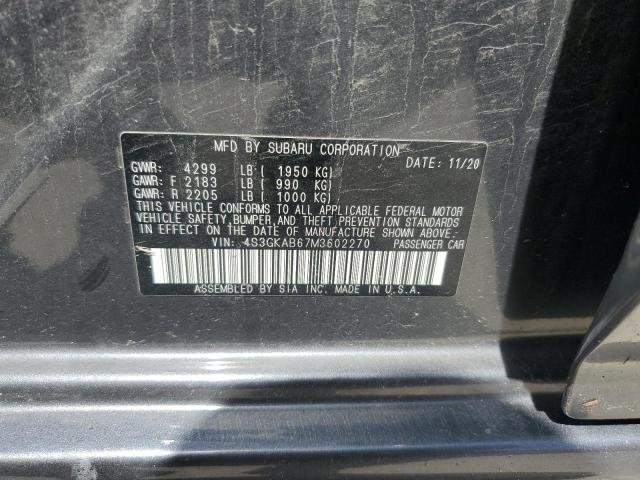 2021 SUBARU IMPREZA - 4S3GKAB67M3602270