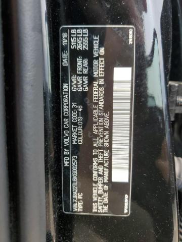 2019 VOLVO S60 T6 INS 7JRA22TL6KG002573