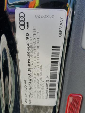 2018 AUDI A4 PREMIUM - WAUENAF46JA205144