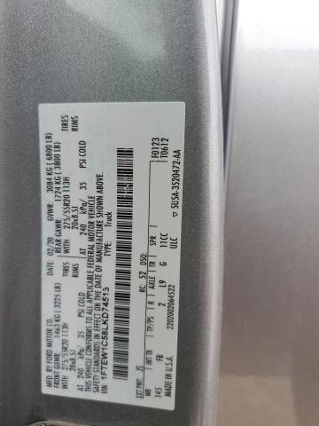 2020 FORD F150 SUPER - 1FTEW1C58LKD74513