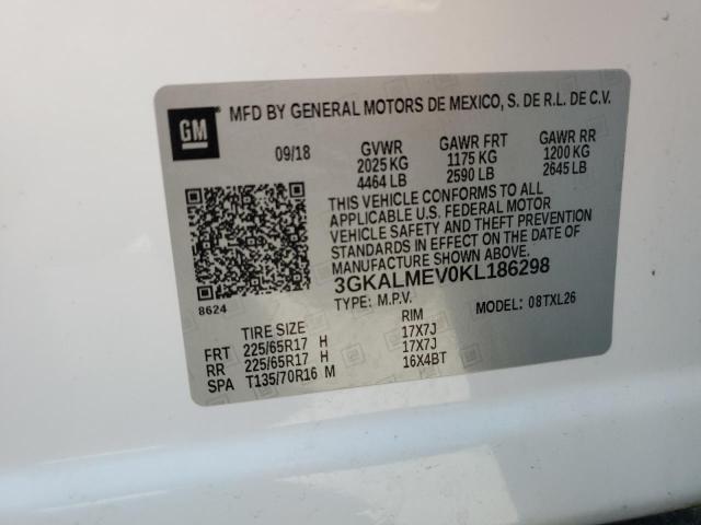 2019 GMC TERRAIN SL - 3GKALMEV0KL186298