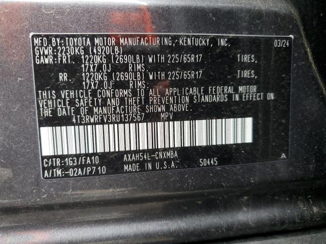 2024 TOYOTA RAV4 XLE - 4T3RWRFV3RU137567