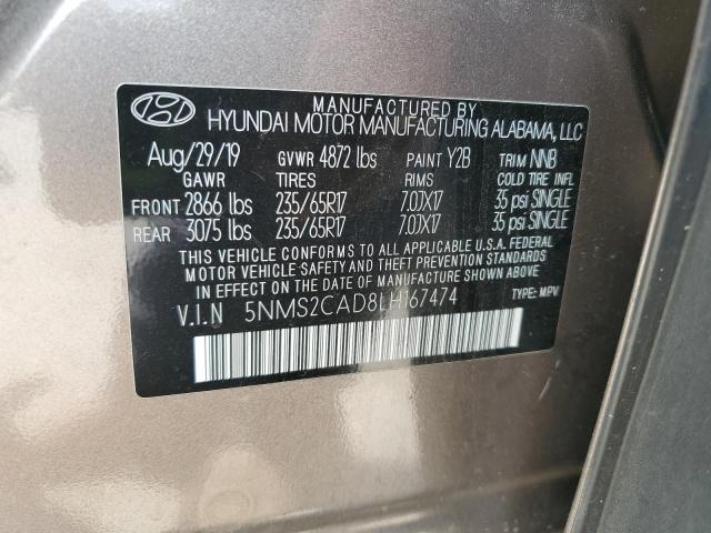 2020 HYUNDAI SANTA FE S - 5NMS2CAD8LH167474