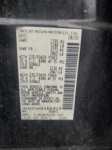 2020 NISSAN MURANO SL 5N1AZ2CSXLN166919