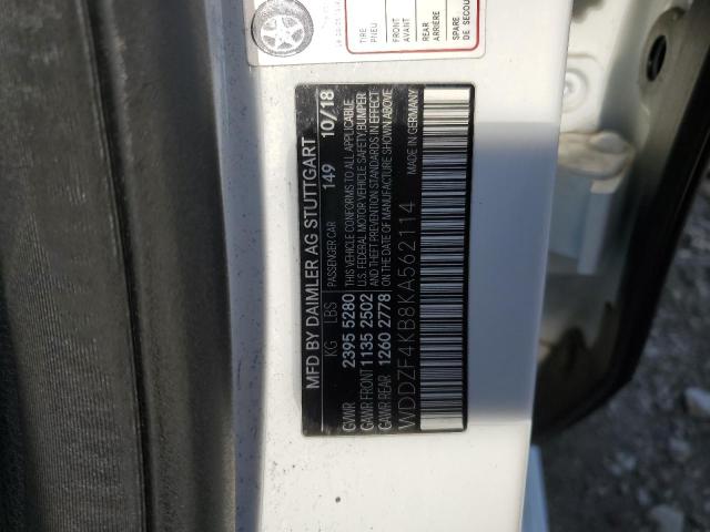 2019 MERCEDES-BENZ E 300 4MAT WDDZF4KB8KA562114