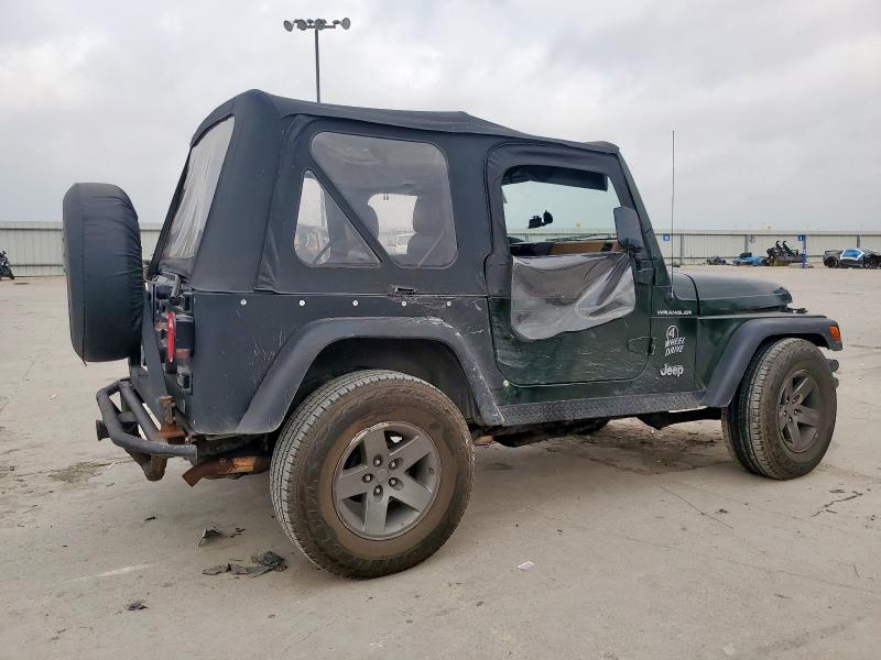 JEEP WRANGLER / 1997 green  gas 1J4FY29P7VP446797 photo #4