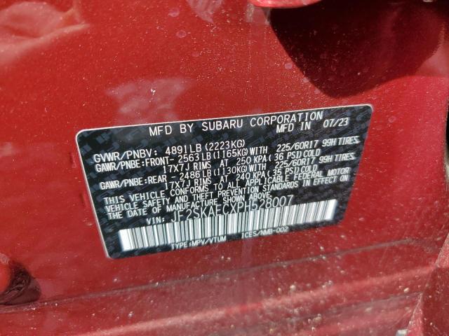 2023 SUBARU FORESTER P - JF2SKAECXPH528007