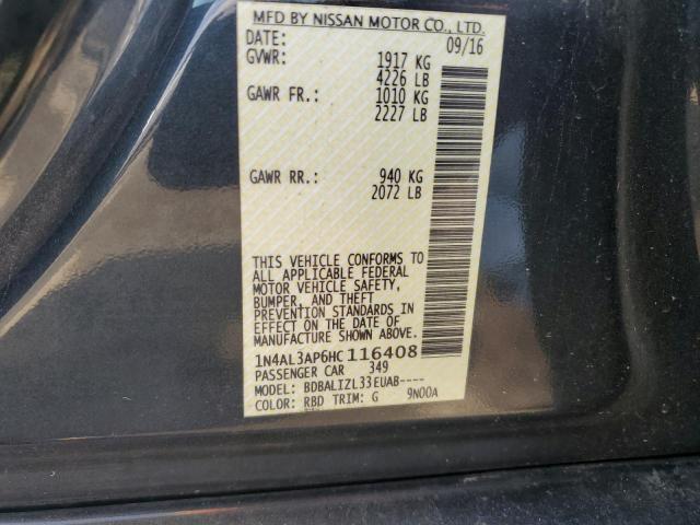 2017 NISSAN ALTIMA 2.5 - 1N4AL3AP6HC116408