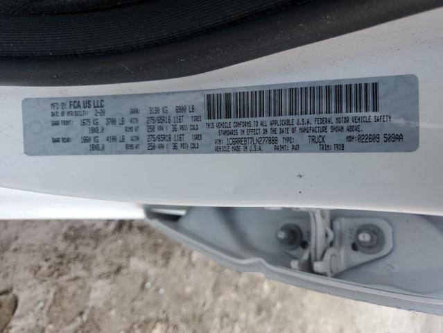 2020 RAM 1500 BIG H - 1C6RREBT7LN277888