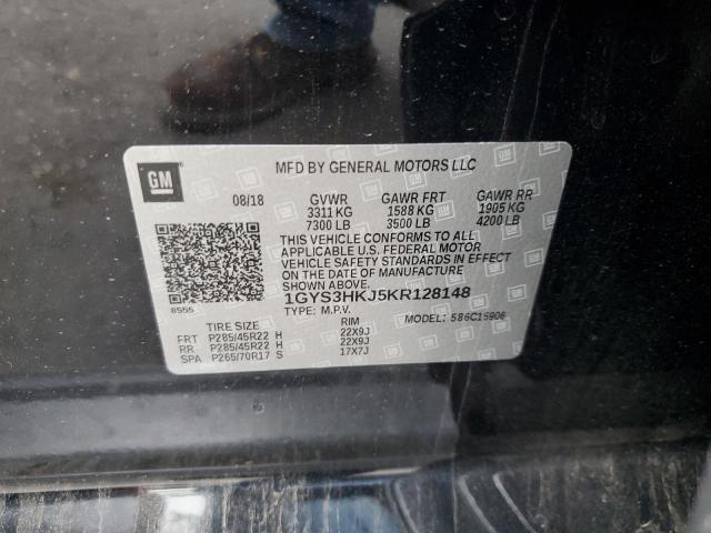 2019 CADILLAC ESCALADE E - 1GYS3HKJ5KR128148