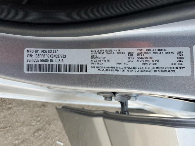 2025 RAM 1500 BIG H - 1C6RRFFGXSN537783