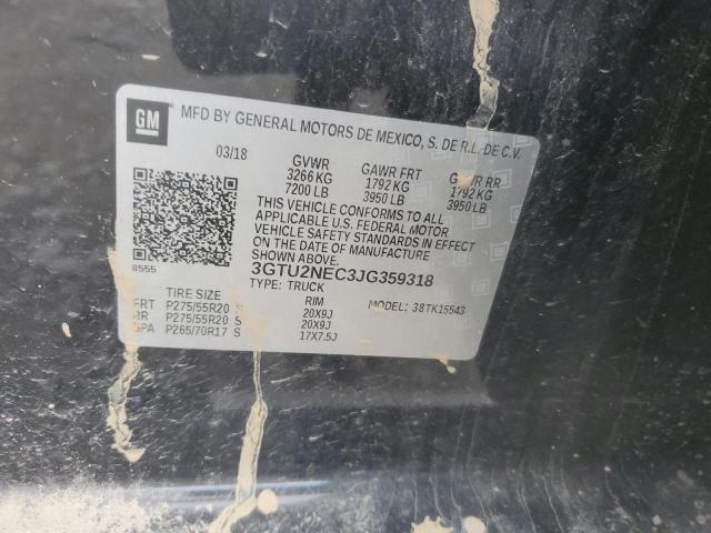 2018 GMC SIERRA K15 - 3GTU2NEC3JG359318