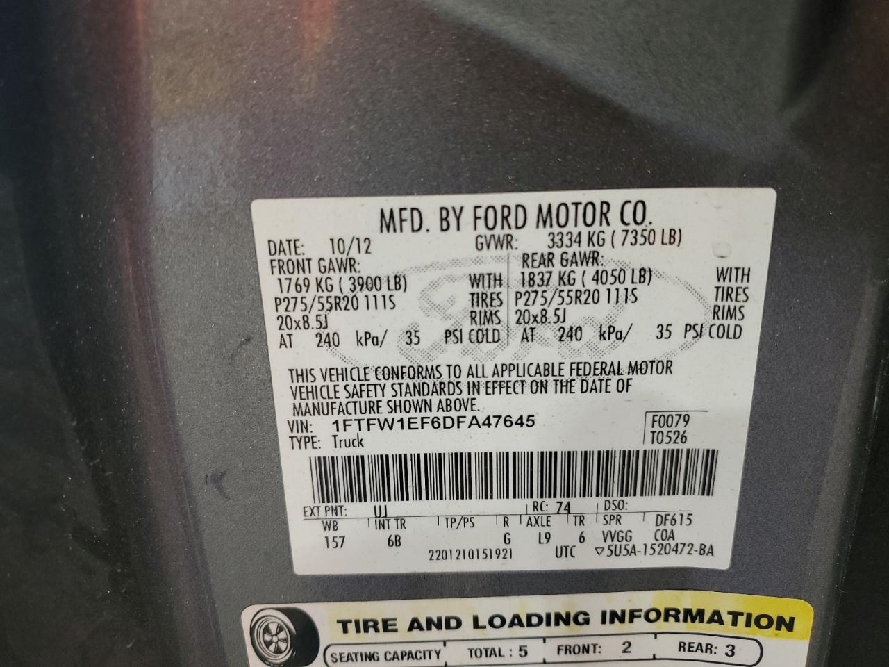 FORD F-150 SUPERCREW