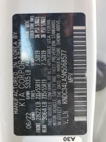 2022 KIA EV6 LIGHT - KNDC34LA5N5068577