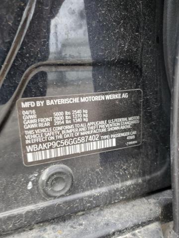 2016 BMW 550 XI WBAKP9C56GG587402