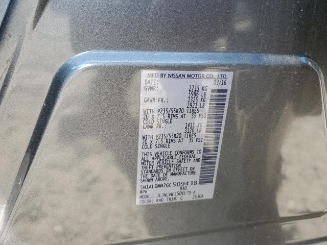 2016 INFINITI QX60 - 5N1AL0MM2GC509438