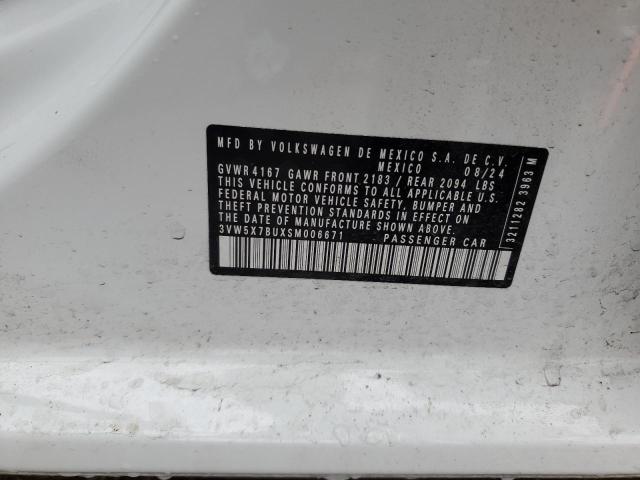 2025 VOLKSWAGEN JETTA S - 3VW5X7BUXSM006671