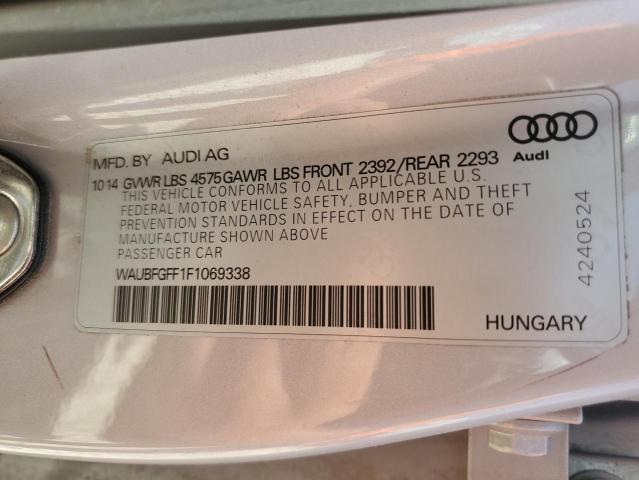 2015 AUDI A3 PREMIUM WAUBFGFF1F1069338