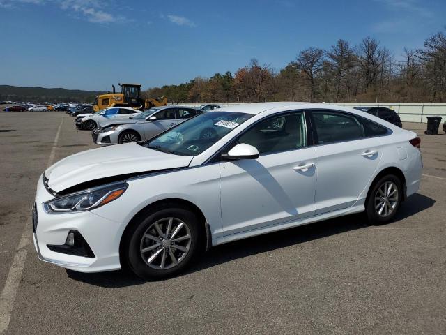 HYUNDAI SONATA SE 2019 white  gas 5NPE24AF6KH806070 photo #1