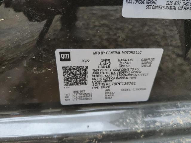 2023 GMC SIERRA K35 - 1GT49VE70PF136761