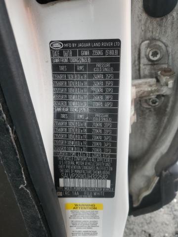 2018 LAND ROVER RANGE ROVE SALVP2RX0JH322582