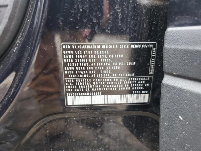 2019 VOLKSWAGEN TIGUAN SE - 3VV3B7AX6KM093975