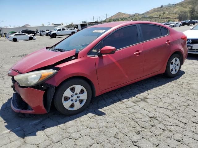 KIA FORTE LX 2014 red  gas KNAFK4A61E5055787 photo #1
