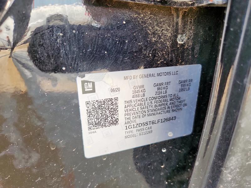 2020 CHEVROLET MALIBU LT - 1G1ZD5ST6LF126843