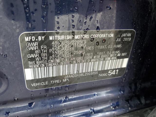 2020 MITSUBISHI OUTLANDER - JA4AD3A38LZ003855