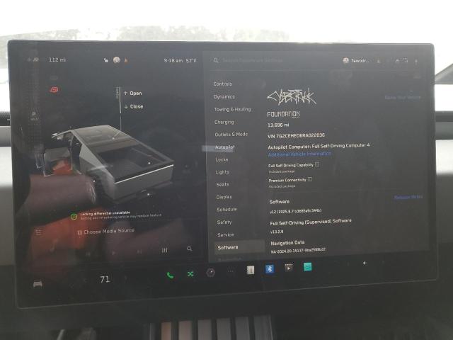 2024 TESLA CYBERTRUCK 7G2CEHED6RA022036