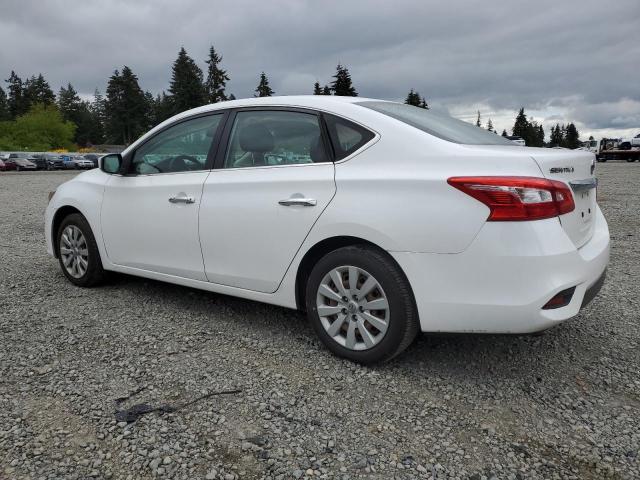 NISSAN SENTRA S 2017 white  gas 3N1AB7AP5HY340896 photo #3