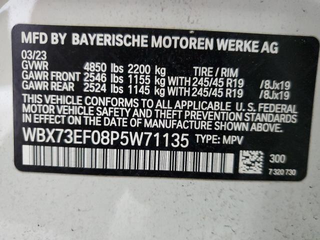 2023 BMW X1 XDRIVE2 - WBX73EF08P5W71135