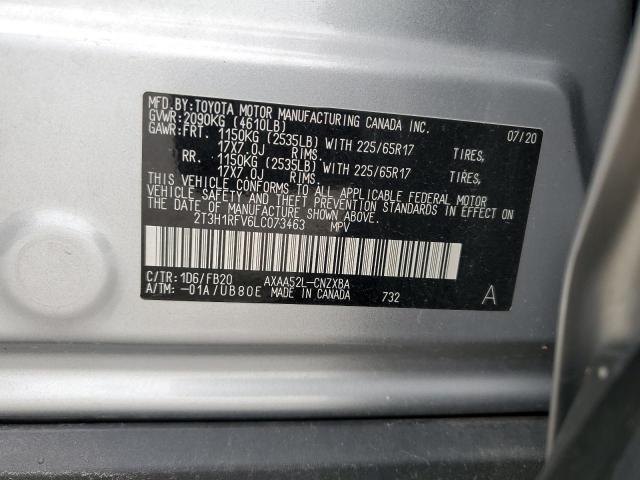 2020 TOYOTA RAV4 LE - 2T3H1RFV6LC073463