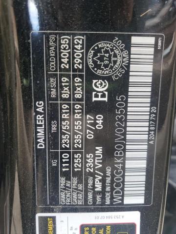 2018 MERCEDES-BENZ GLC 300 4M - WDC0G4KB0JV023505