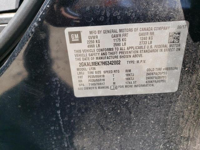 2017 GMC TERRAIN SL - 2GKALMEK7H6342002
